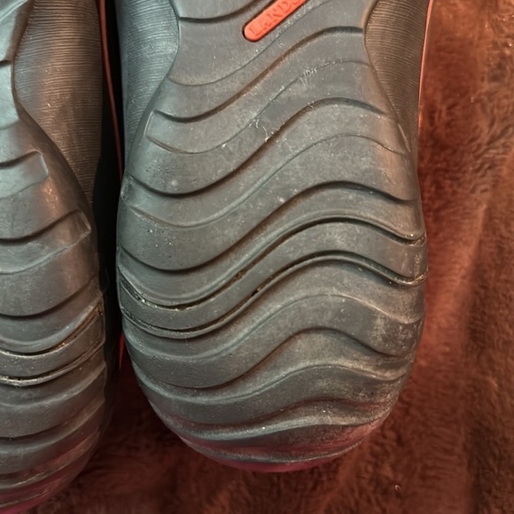 LANDS END All Weather Moccasins Orange Leather Sz 8 - Picture 10 of 12